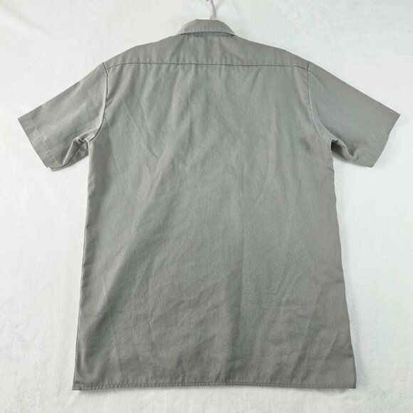 Dickies Work Shirt Men Size Medium Short Sleeve Gray - Picture 2 of 9